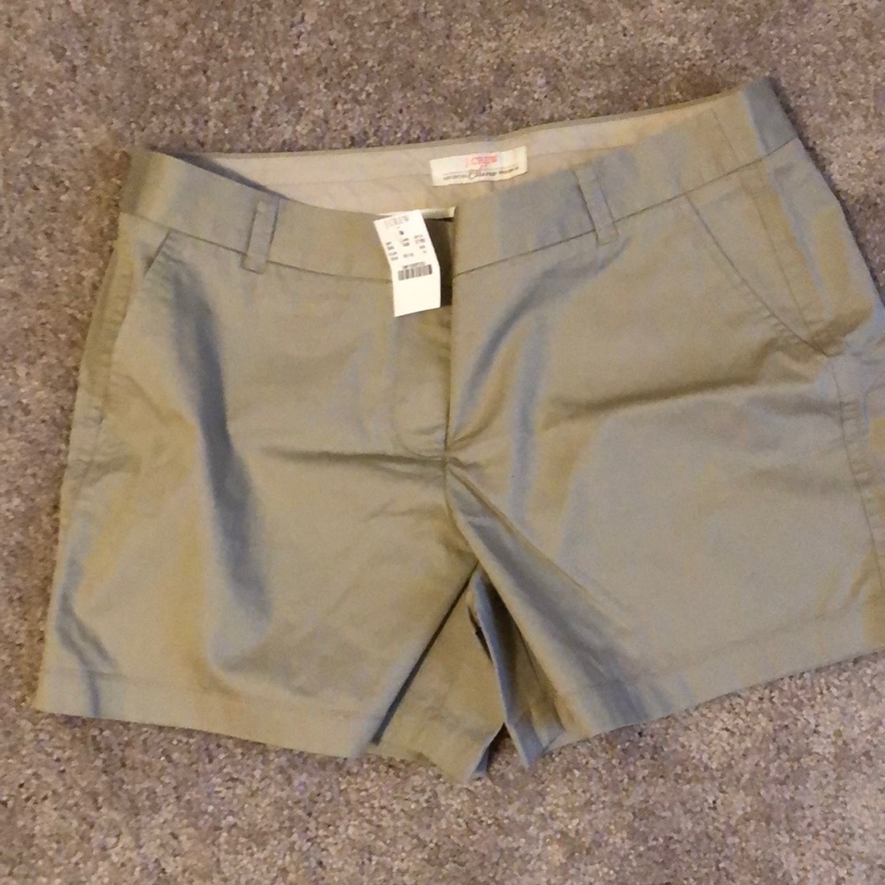J crew 5” shorts (khaki) NWT
